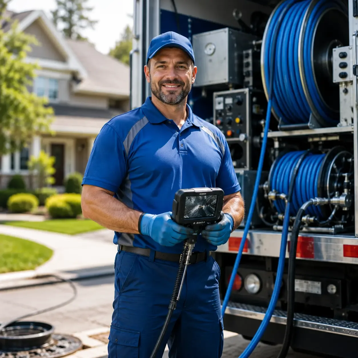 Local outdoor drain cleaning specialists in Mcdade, TX